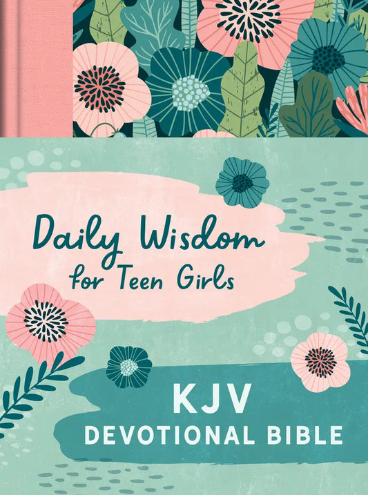 Daily Wisdom For Teen Girls KJV Devotional Bible [Blush Rain