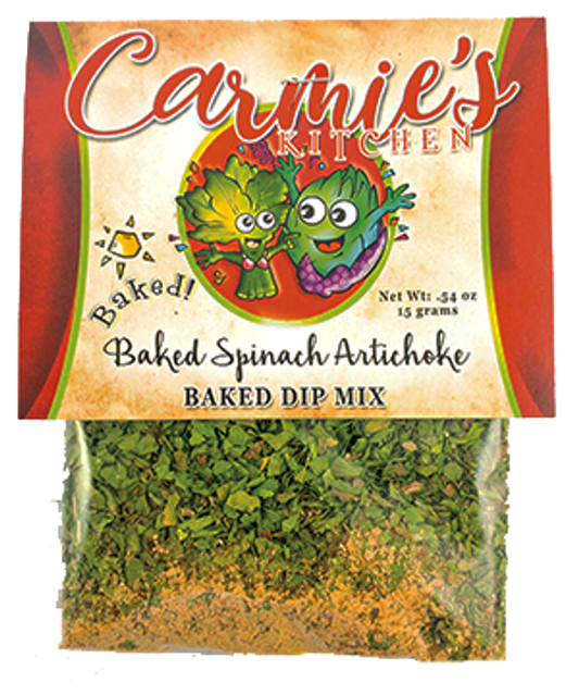 CARMIE'S KITCHEN BAKED SPINACH & ARTICHOKE DIP MIX