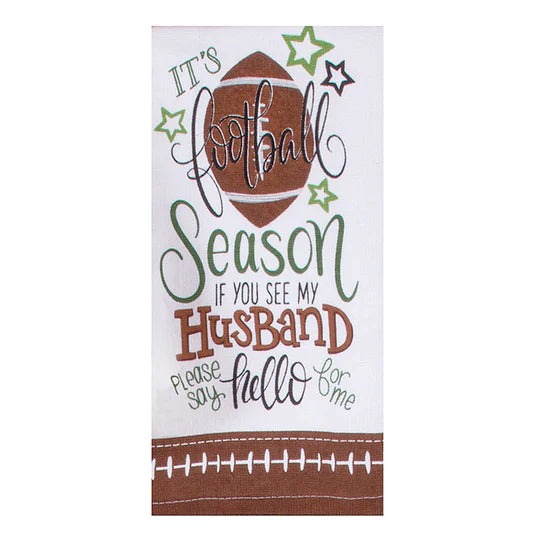 Football Husband Dual Purpose Terry Towel