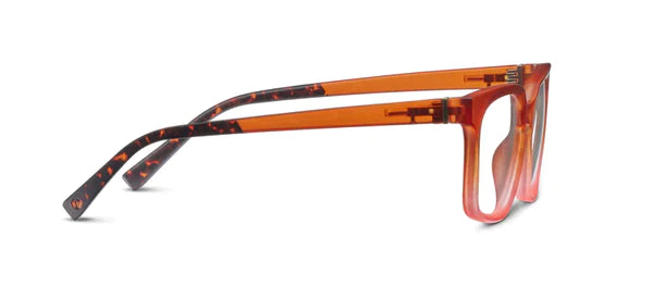 Desert Sunrise Spice/Leopard Tortoise Peepers Blue Light +1.00 Reading Glasses