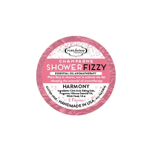 Pure Factory Naturals Shower Fizzy - Champagne Hibiscus Essential Oil
