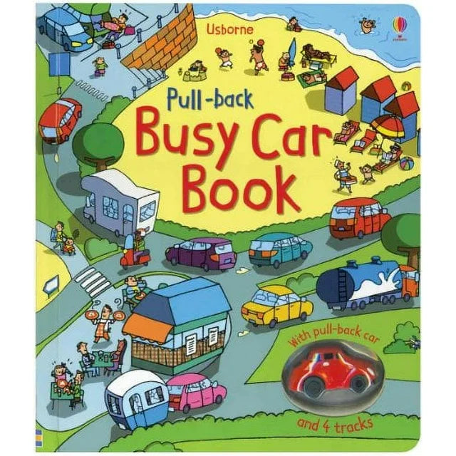 Pull-Back Busy Car Book