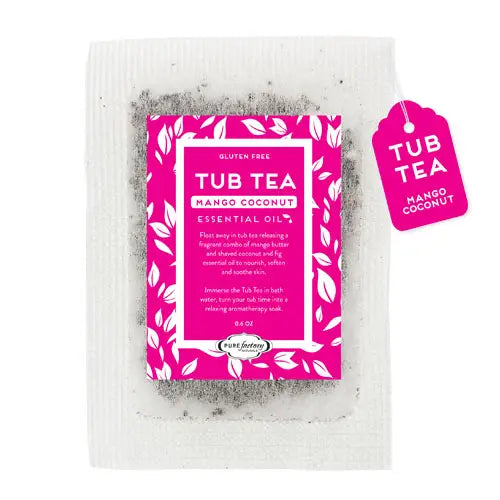 Pure Factory Naturals Tub Tea .6 oz. - Mango Coconut