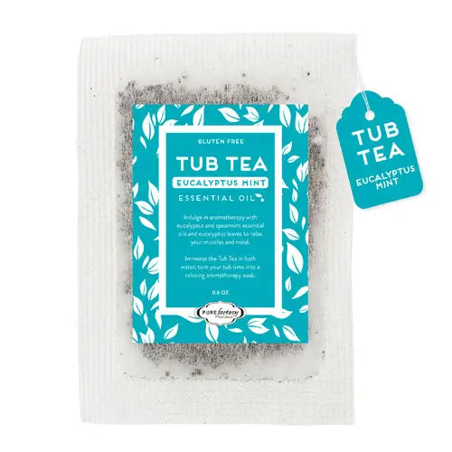 Pure Factory Naturals Tub Tea .6 oz. - Eucalyptus Mint