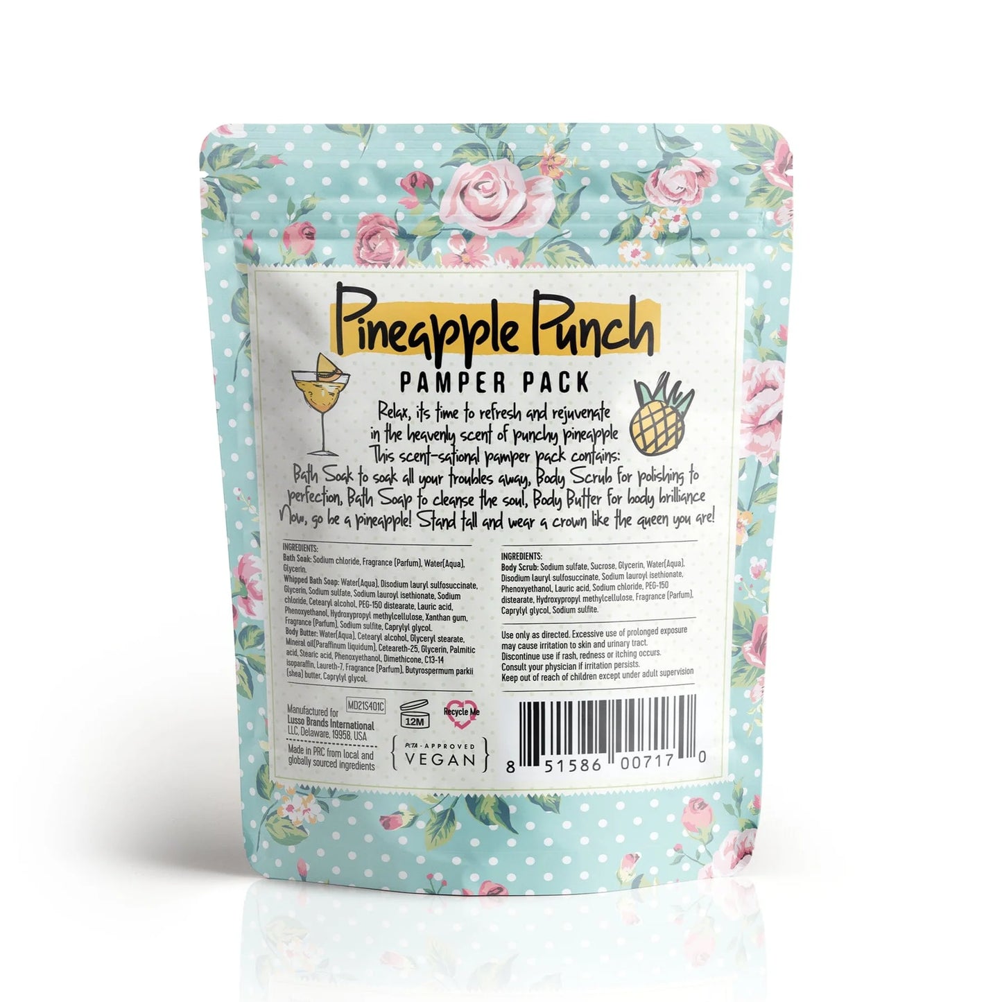 Pineapple Punch Pamper Pack - 4 x 1oz X 12