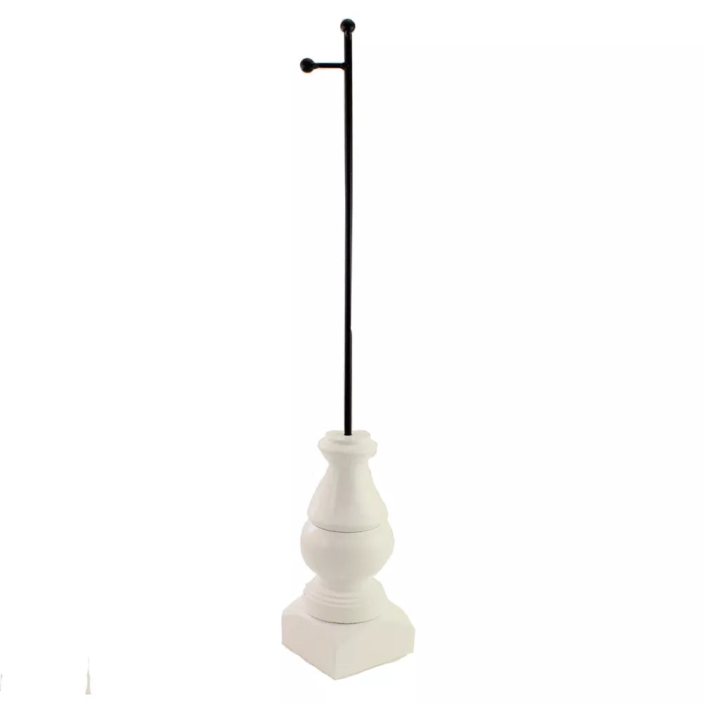 Round Top Display Pole and Base