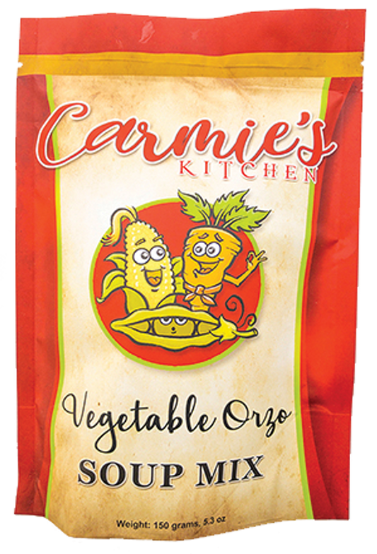 VEGETABLE ORZO SOUP MIX-CARMIE'S KITCHEN