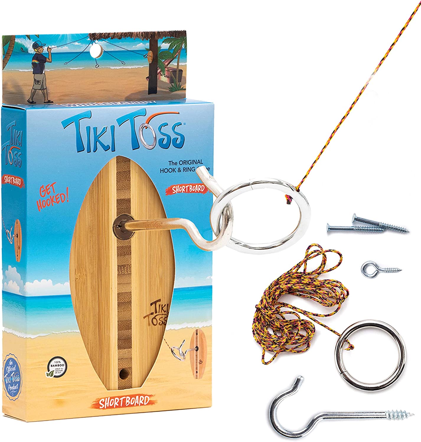 Tiki Toss Ring Toss Game for Adults & Kids