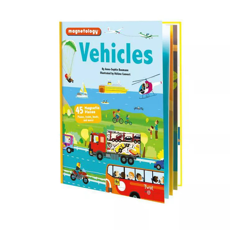 Vehicles Magnet Book