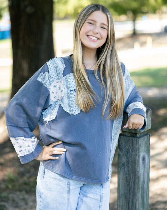 Umgee Denim Top