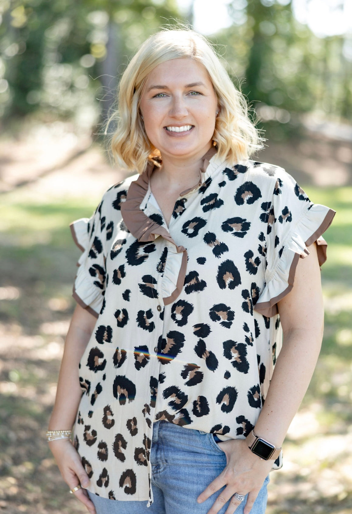 Entro Animal Print Top