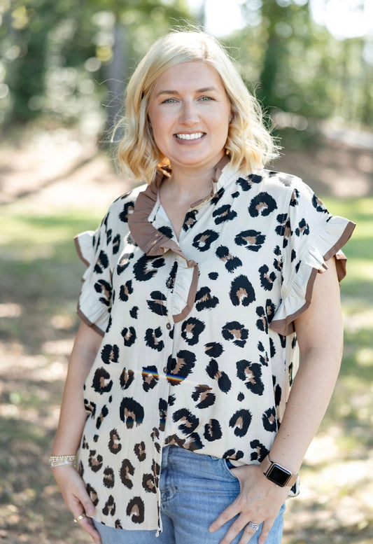 Entro Animal Print Top