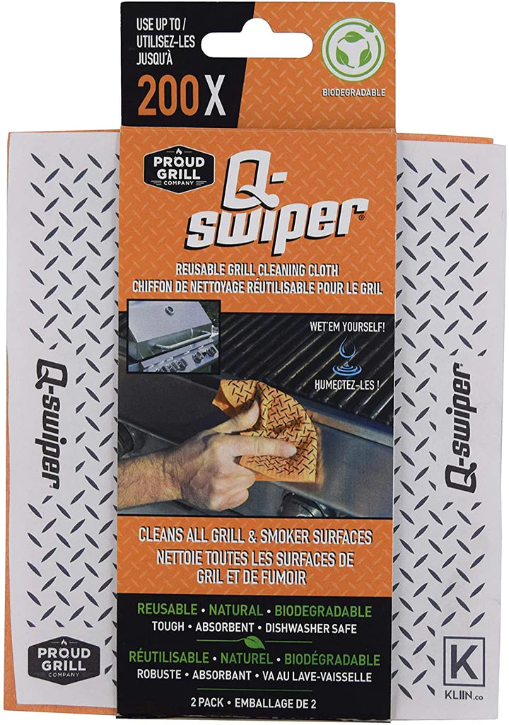 Q-Swiper Reusable Grill Cleaning Cloth