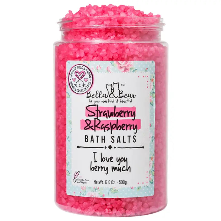 Strawberry & Raspberry Bath Salts