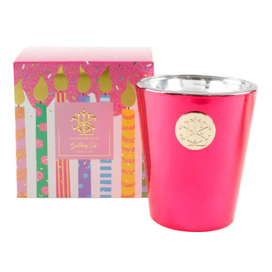 LUX Birthday Cake Candle BOXED